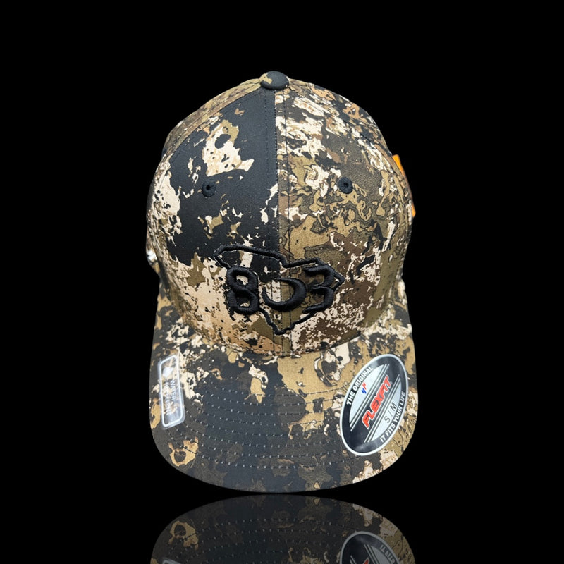 803 Flexfit Veil Wideland Camo Water Proof - fitted hat