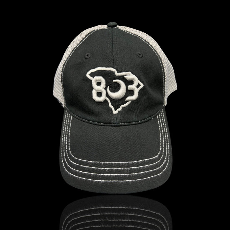 803 Richardson Black Grey Cleanup Hat