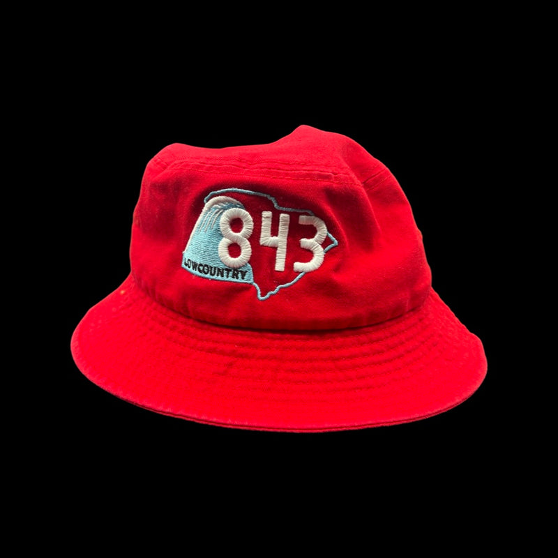 843 Lowcountry Sportsman Bucket Hat Red