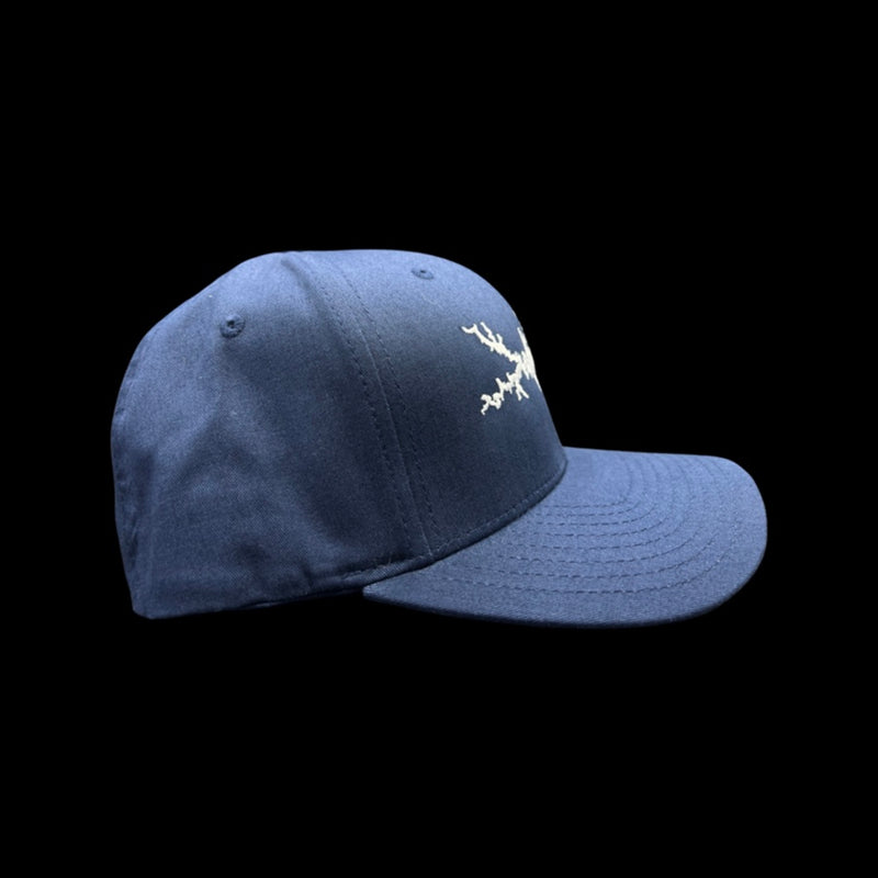 Flexfit Lake Murray Navy Fitted Cotton hat