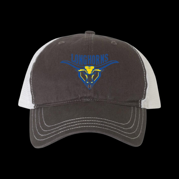 PRE-SALE: Lexington Longhorns Special Edition 803 Charcoal White Relaxed Fit Trucker Hat