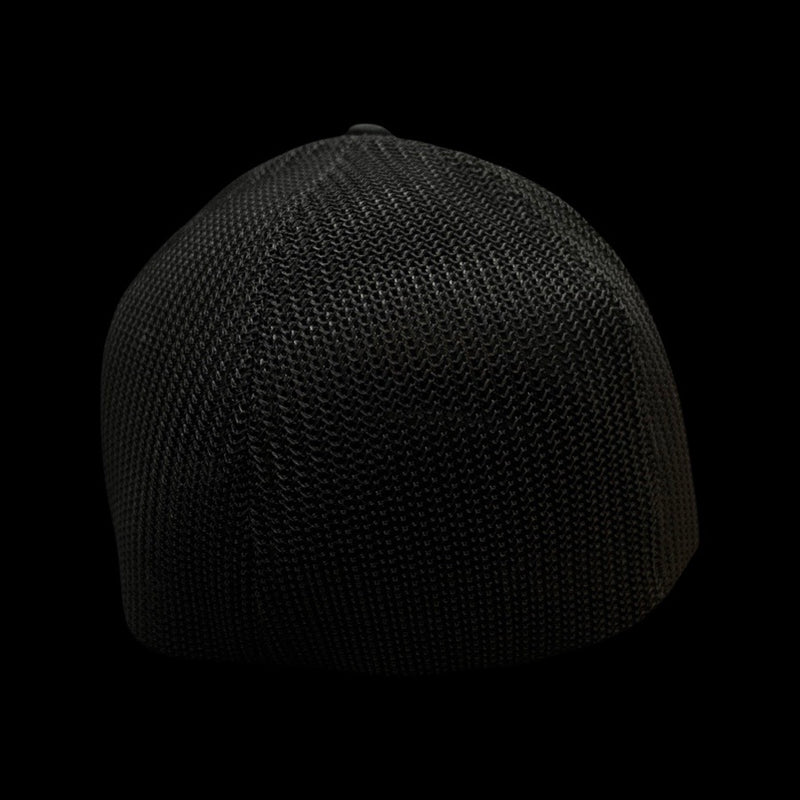 803 Flexfit Fitted Mesh Blackout