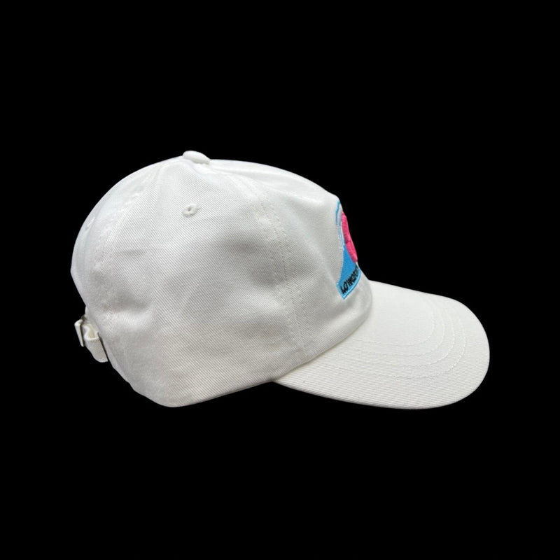 843 Lowcountry Yupoong White Adjustable Cleanup Hat