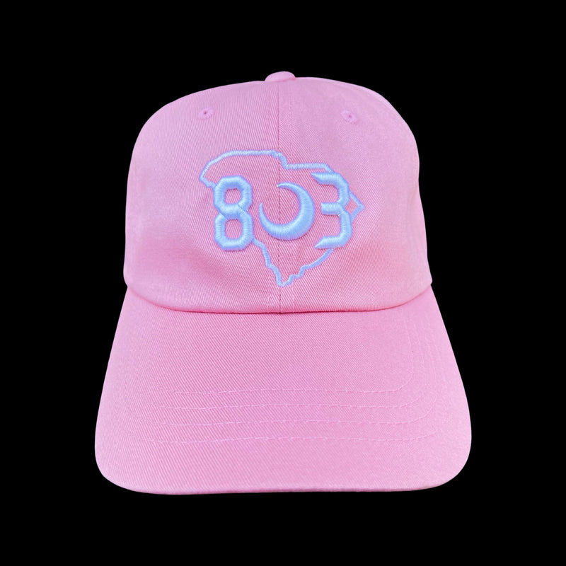 803 Yupoong Adjustable Pink Cleanup Hat