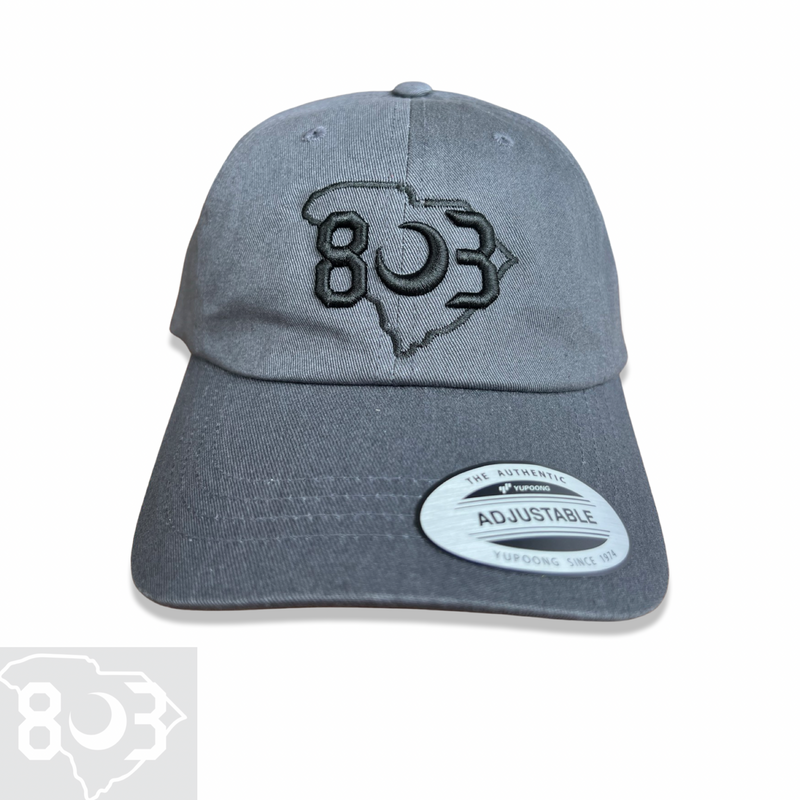 803 Yupoong Charcoal Adjustable Cleanup Hat