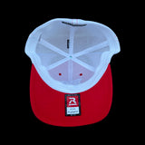 803 Richardson R-Flex Fitted Red / White Mesh