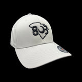 803 Flexfit Silver fitted cotton hat