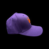 803 Flexfit Clemson Purple Fitted Cotton hat