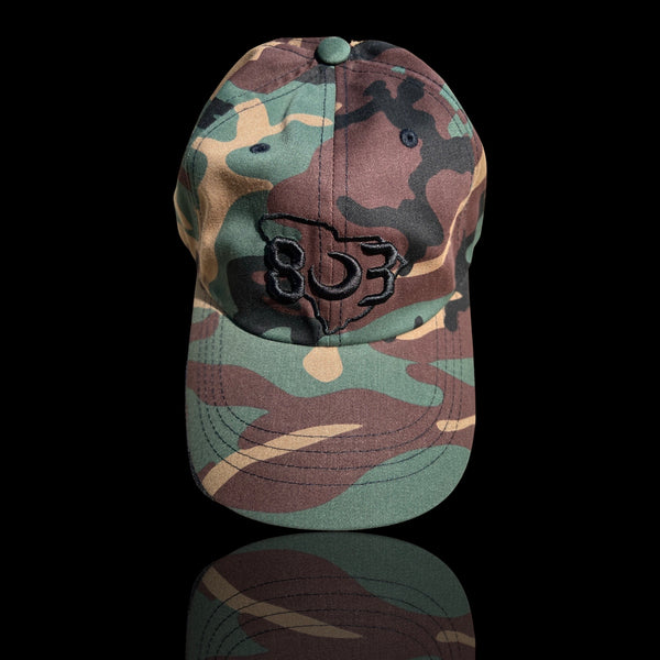 803 Yupoong Adjustable Camo Cleanup Hat