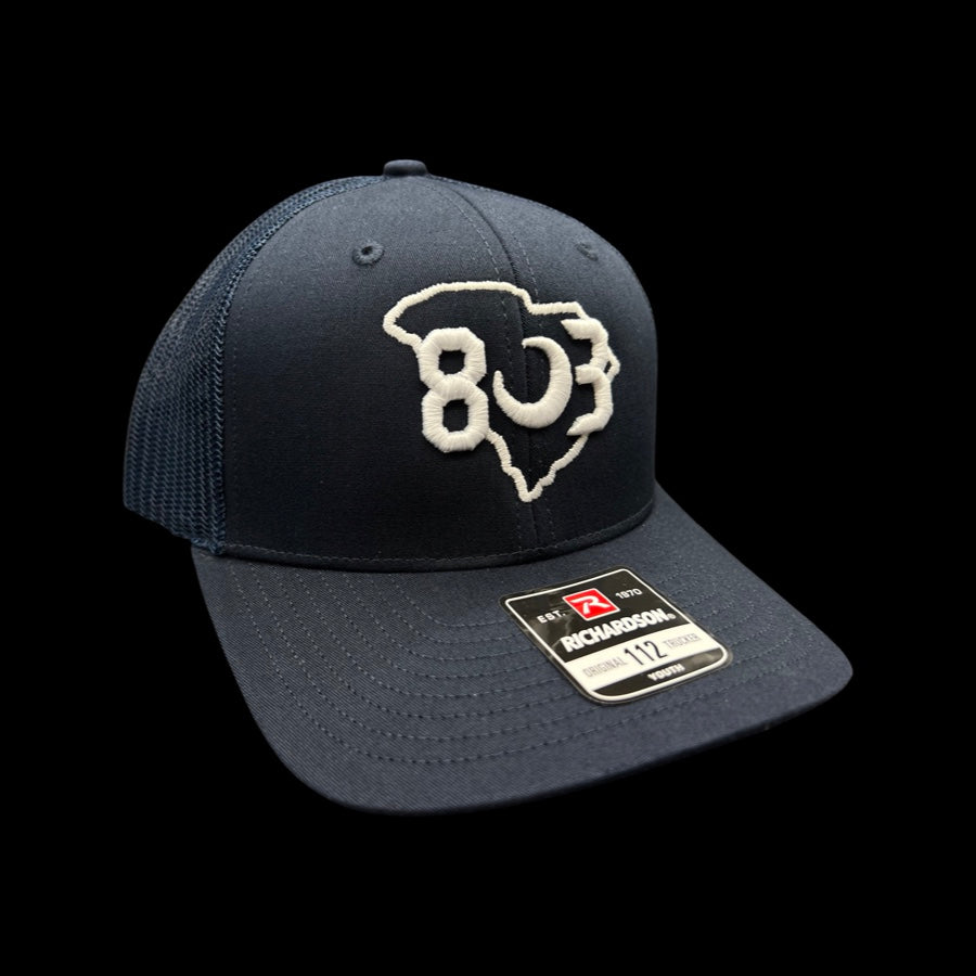 803 Richardson 112 Navy Youth Trucker Hat – Hometown 803