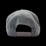 803 Flexfit Flatbill Snapback Hat Charcoal Grey