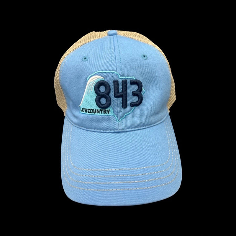 843 Lowcountry Richardson Citadel light blue Cleanup Hat