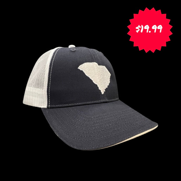 1776 $19 SC State Navy White Trucker Hat