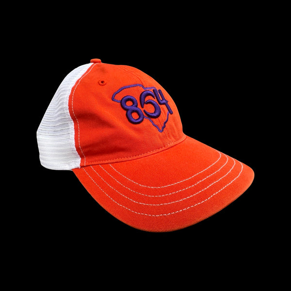 864 Richardson Clemson Orange Cleanup Hat