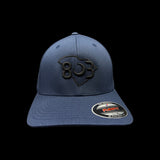 803 Flexfit Navy Fitted Cotton hat
