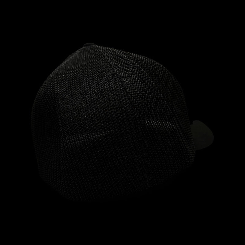 843 Lowcountry Flexfit Blackout Fitted Mesh Hat