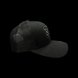 864 Yupoong Black Trucker Hat