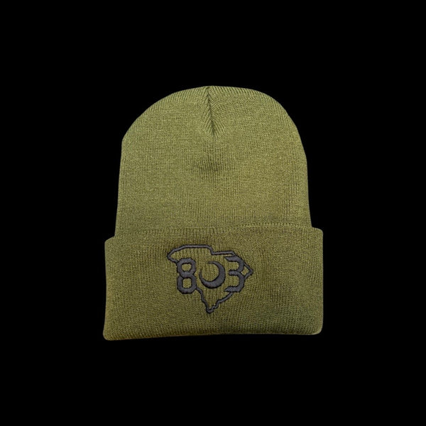 803 Olive Cold Weather Beanie